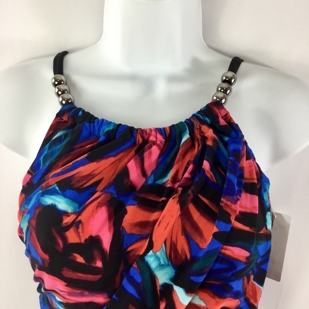 Magicsuit by Miraclesuit Expressionist Lisa One Piece Swimsuit Size 10 NWT - Picture 6 of 12